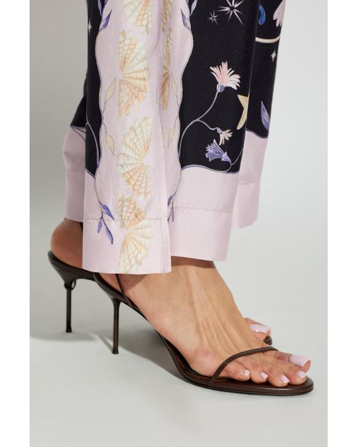 Paris Texas White Heeled Sandals "Lidia"