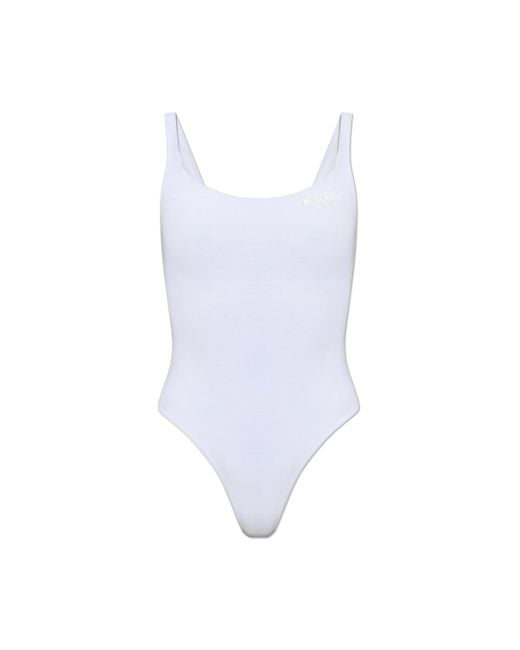 Moschino White Lingerie Bodysuit