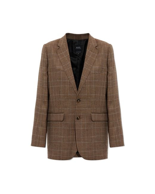 A.P.C. Natural Wool Blazer