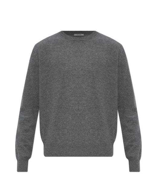 Entire studios Gray Wool Sweater With A Crew Neck
