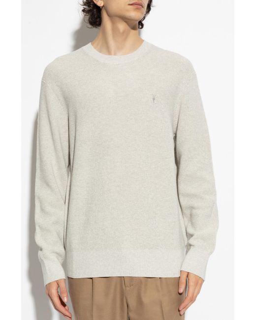 AllSaints White Sweater Aspen for men
