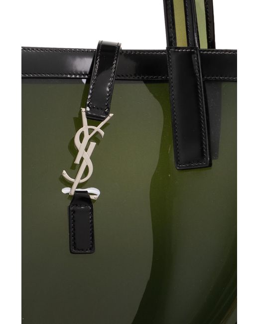 Saint Laurent Black 'panier Medium' Shopper Bag,