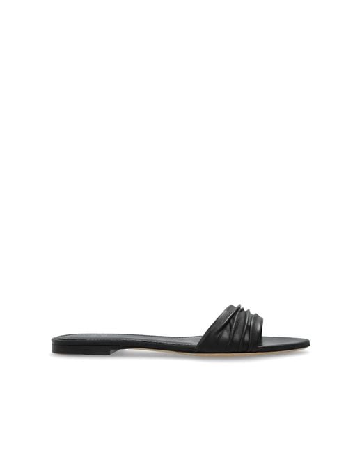 IRO Natural Leather Slides 'Egya'