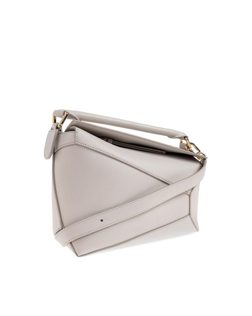 Loewe Gray Handbag 'Puzzle Small'