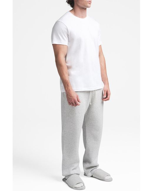 Skims White Cotton T-Shirt for men