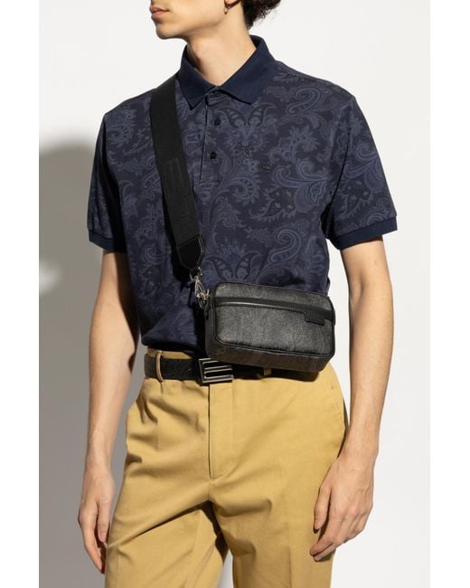 Etro Blue Shoulder Bag for men