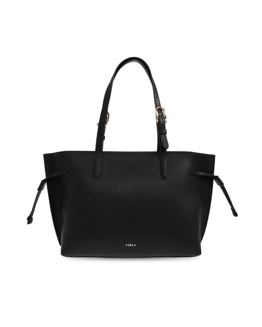 Furla Black Shopper Bag "Ava Medium"