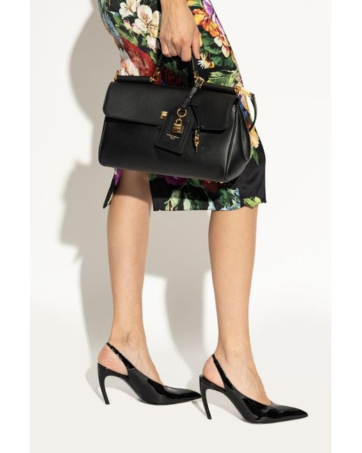 Dolce & Gabbana Black Handbag "Sicily"