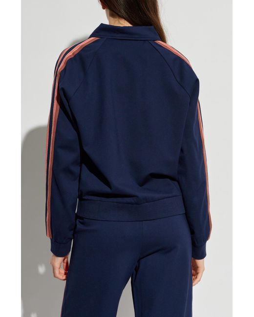 The Upside Blue Jacket With Logo