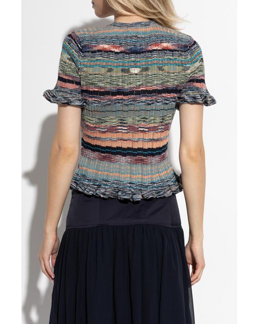 Ulla Johnson Gray Top "Miya"