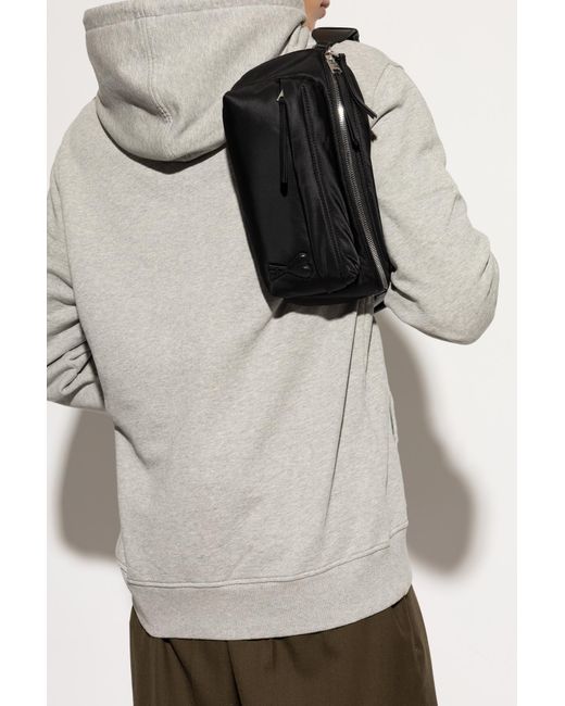 AMI Black Waist Bag