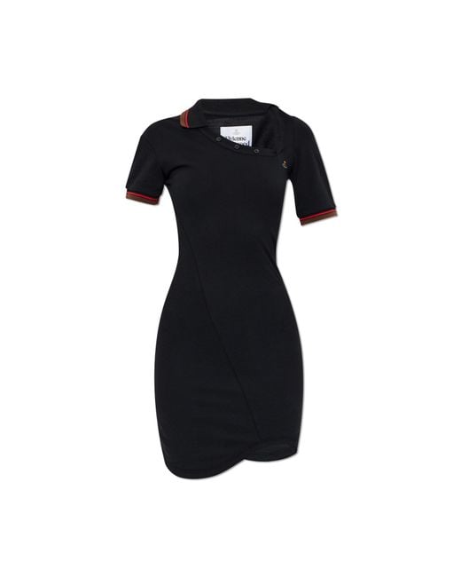 Vivienne Westwood Black 'Glory Polo' Dress