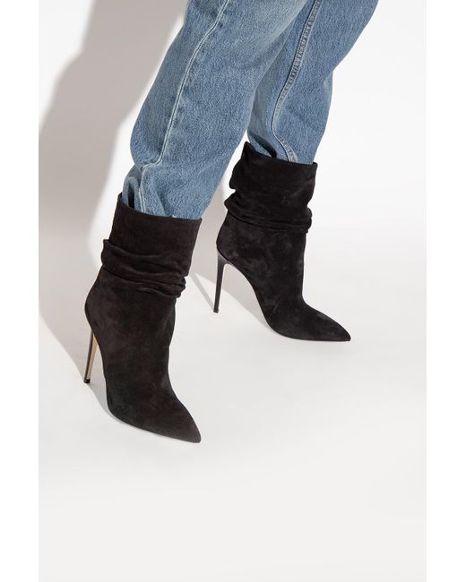 paris texas black suede boots