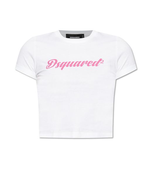 DSquared² White T-shirt With Logo,