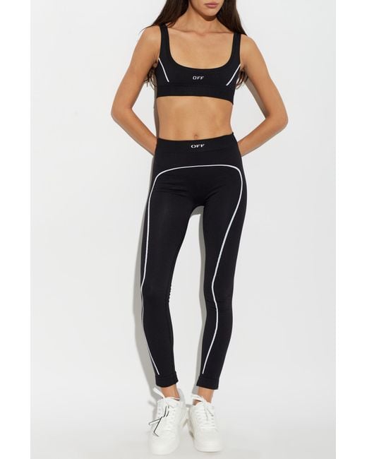 Off-White c/o Virgil Abloh Black Training Leggings