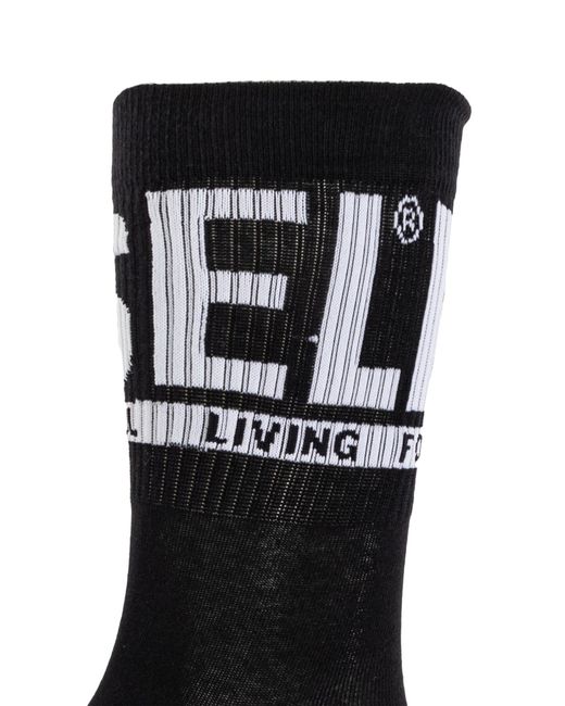 DIESEL Black Three-Pack Socks Skm-Ray-Threepack for men