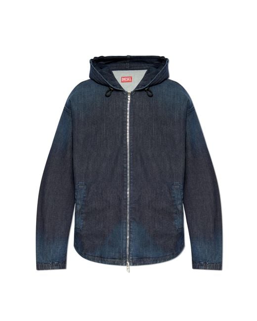 DIESEL Blue Denim Jacket D-Wynny for men
