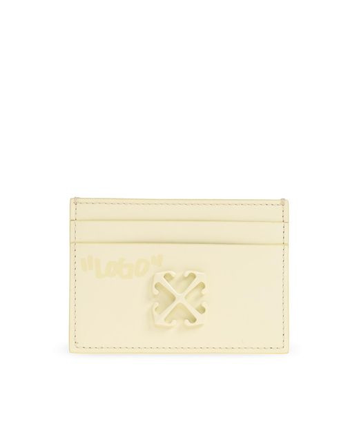 Off-White c/o Virgil Abloh Natural Leather Card Holder