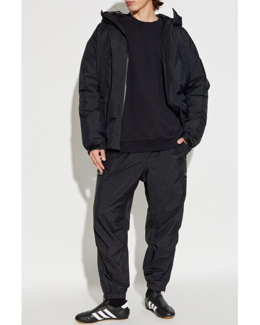 Y-3 Black Sweatshirt With Print, for men