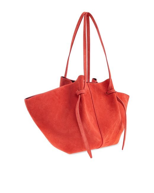 Yuzefi Red Shopper Bag 'Large Mochi'