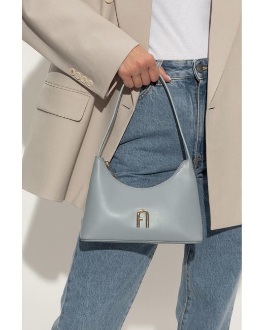 Furla Blue Shoulder Bag 'Diamante Mini'