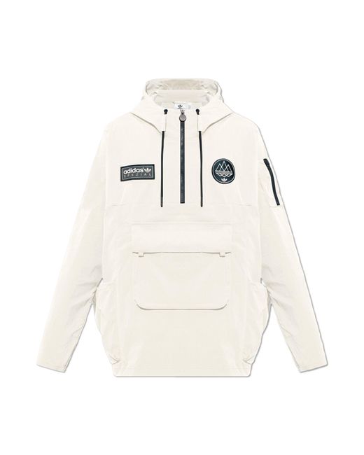 Adidas Originals White Jacket From The 'Spezial' Collection for men