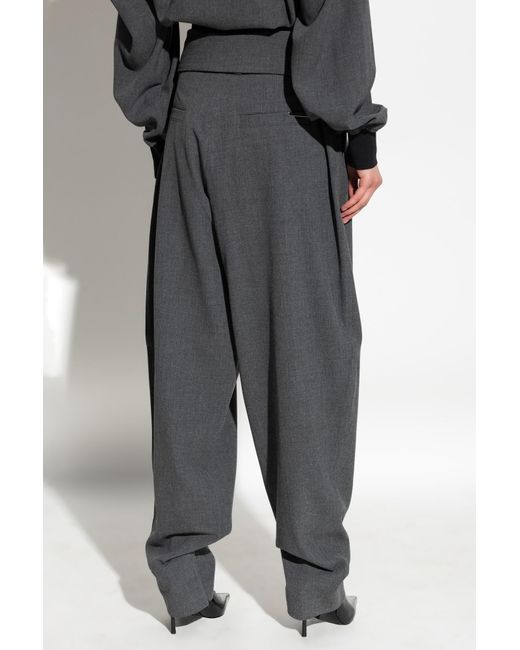 The Attico Black High-Waisted Trousers