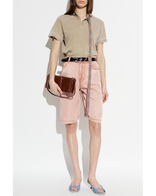 DIESEL Pink 'P-Desi' Shorts