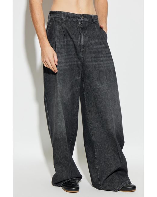 Maison Margiela Black Wide-Leg Jeans for men