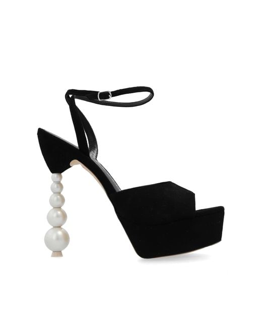 Sophia Webster Black Sandals