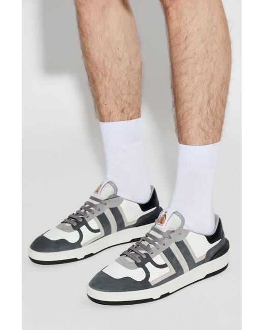 Lanvin White Clay Sports Shoes for men