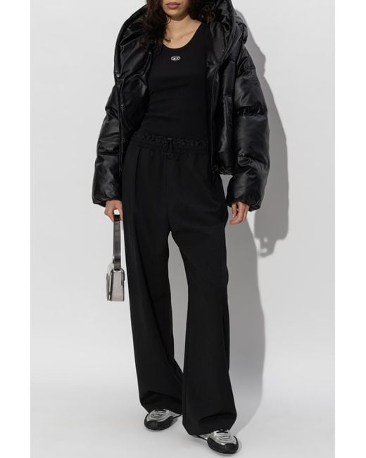 DIESEL Black Insulated Jacket 'W-Illey'