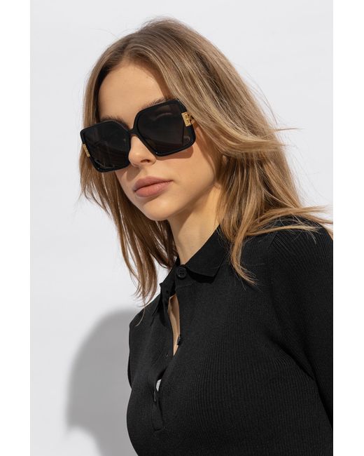 Tory Burch Gray 'Eleanor' Sunglasses