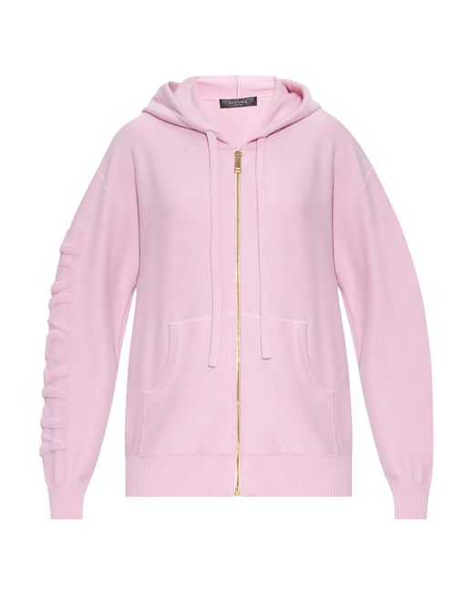 pink zip up sweater