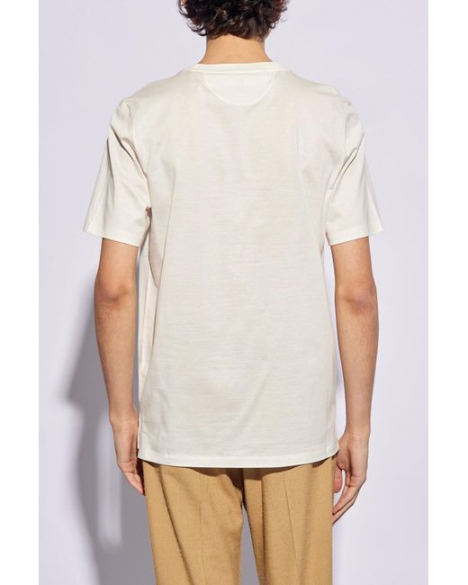 Paul Smith White T-shirt With Pocket, for men