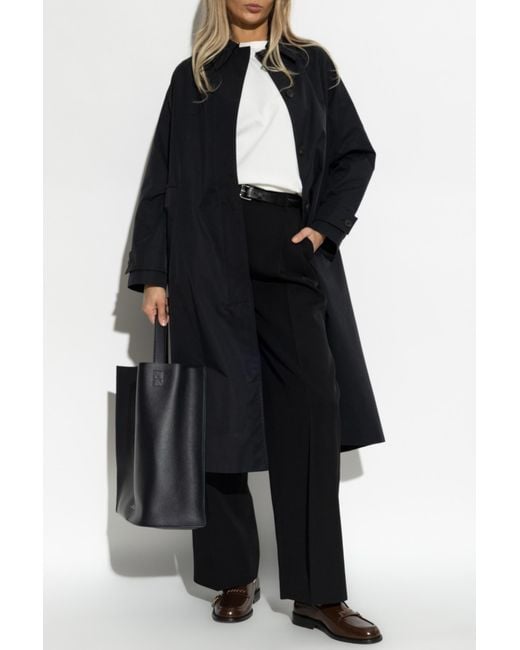 Studio Nicholson Black Coat 'Holin'