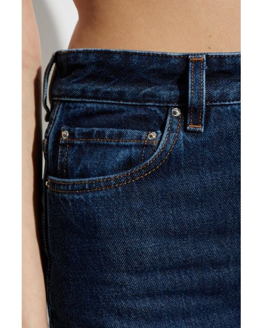 Totême  Blue Jeans With Logo