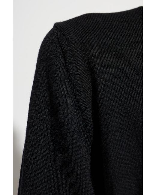 CDG by Comme des Garcons Black Wool Sweater