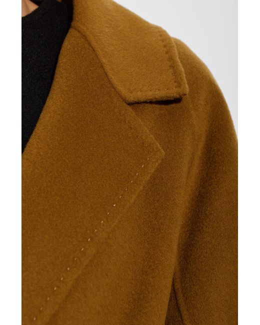 Arma Brown Wool Coat 'Suza'
