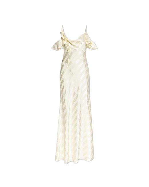 Self-Portrait White Strappy Dress