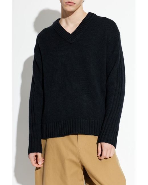 Lisa Yang Blue Sweater "Dan" for men