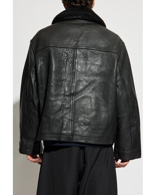 Studio Nicholson Black Wool Sweater 'Moray' for men