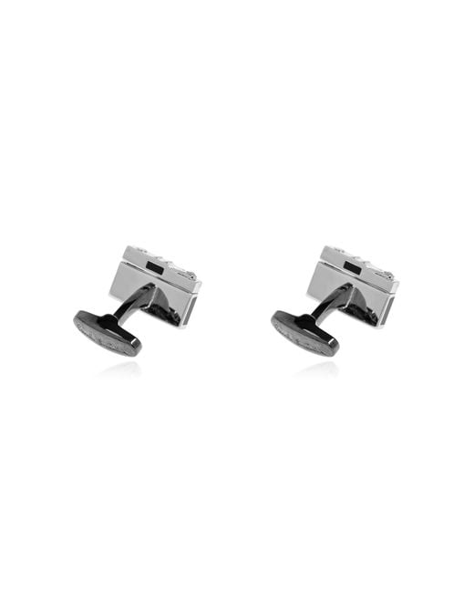 Paul Smith Blue Camera Motif Cufflinks for men