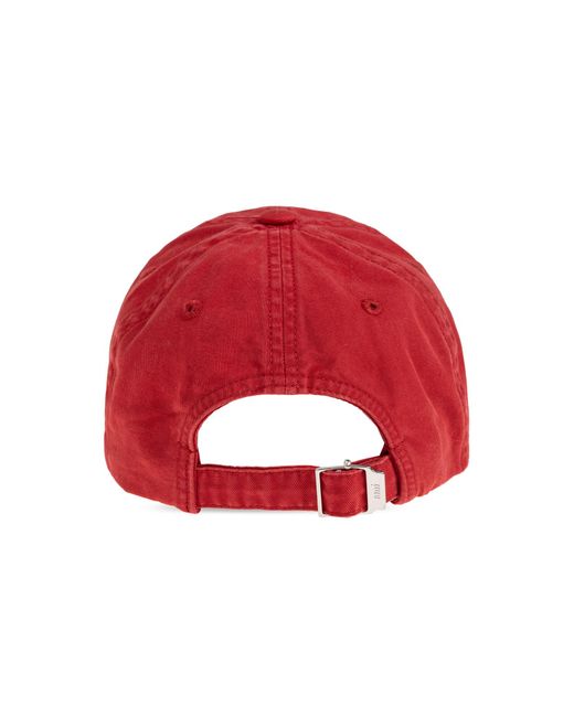AMI Red Cap With Logo