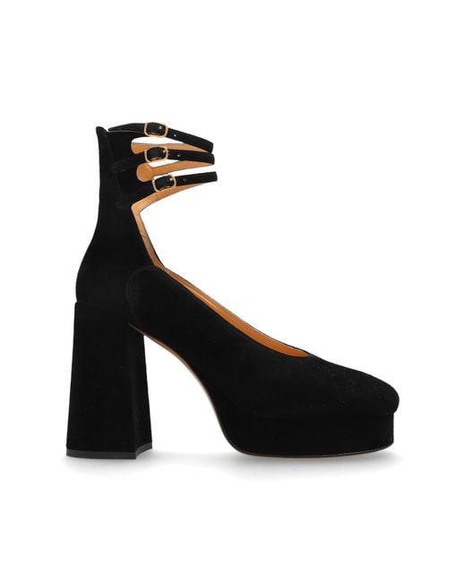 Chloé Black 'Loti' Heeled Shoes