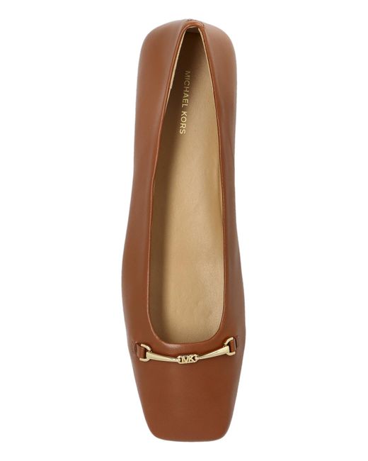 MICHAEL Michael Kors Natural Ballet Flats Lena