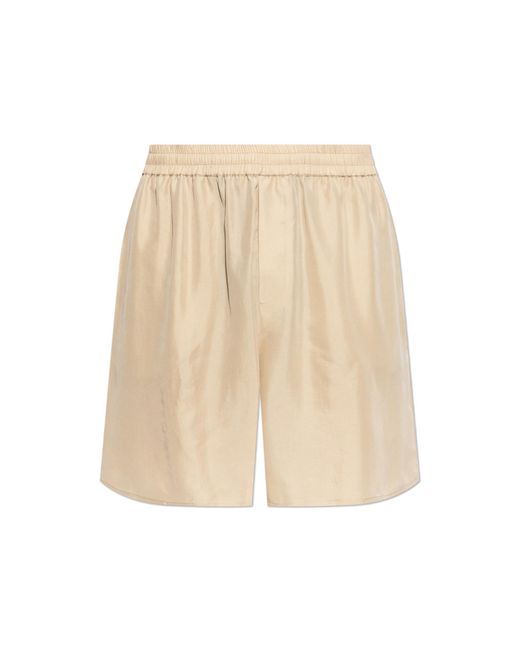 Balmain Natural Silk Shorts for men