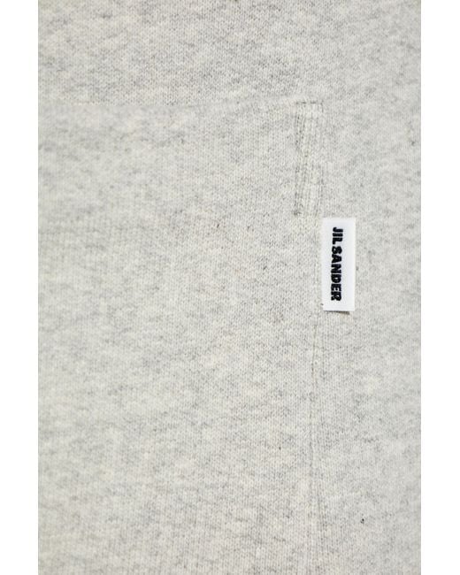 Jil Sander Gray Sweatpants for men