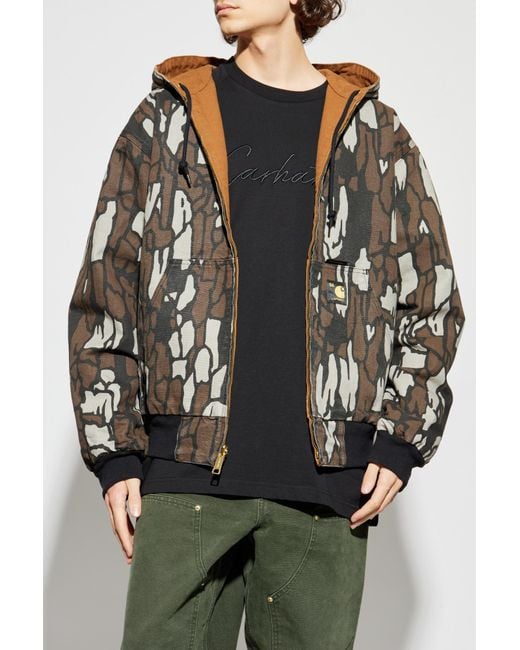 Carhartt Green Double-Sided "Active" Jacket for men