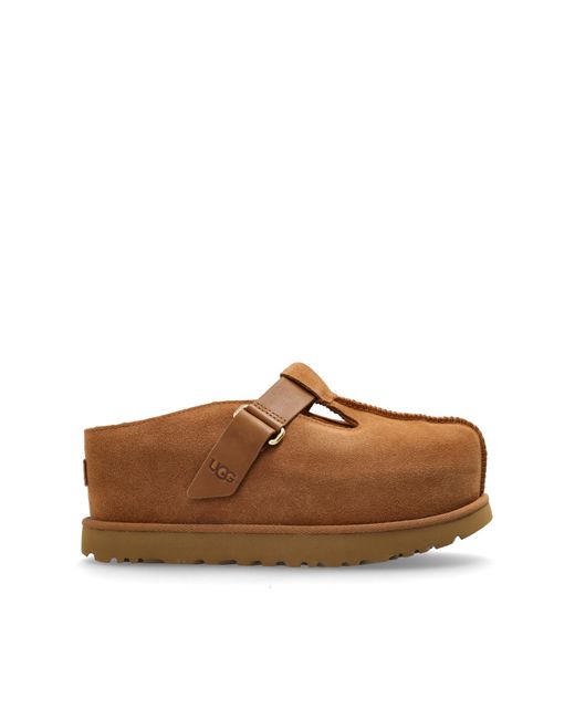 Ugg Brown Platform Sandals Goldenstar Hi Clog